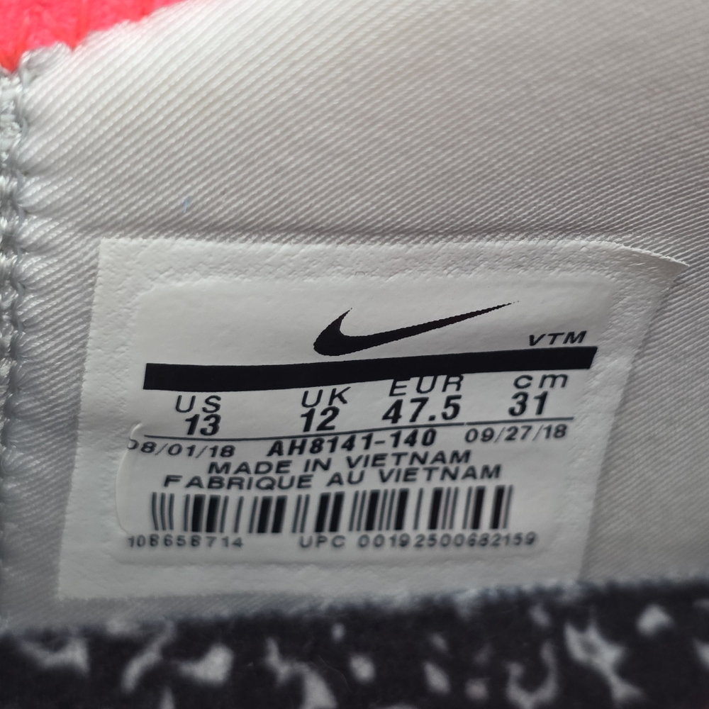 Nike Mens Free Metcon White Multicolor Gym Training Shoes AH8141-140 Size 13 - Picture 16 of 16